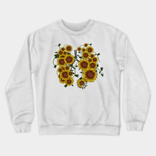 Sunflower lungs Crewneck Sweatshirt